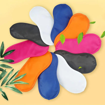 Lunch Break Sleep Eye Mask Satin Light Blocker Sensual Blindfold Day Night Relaxing Soft Portable Eye Mask Eyeshade Cover