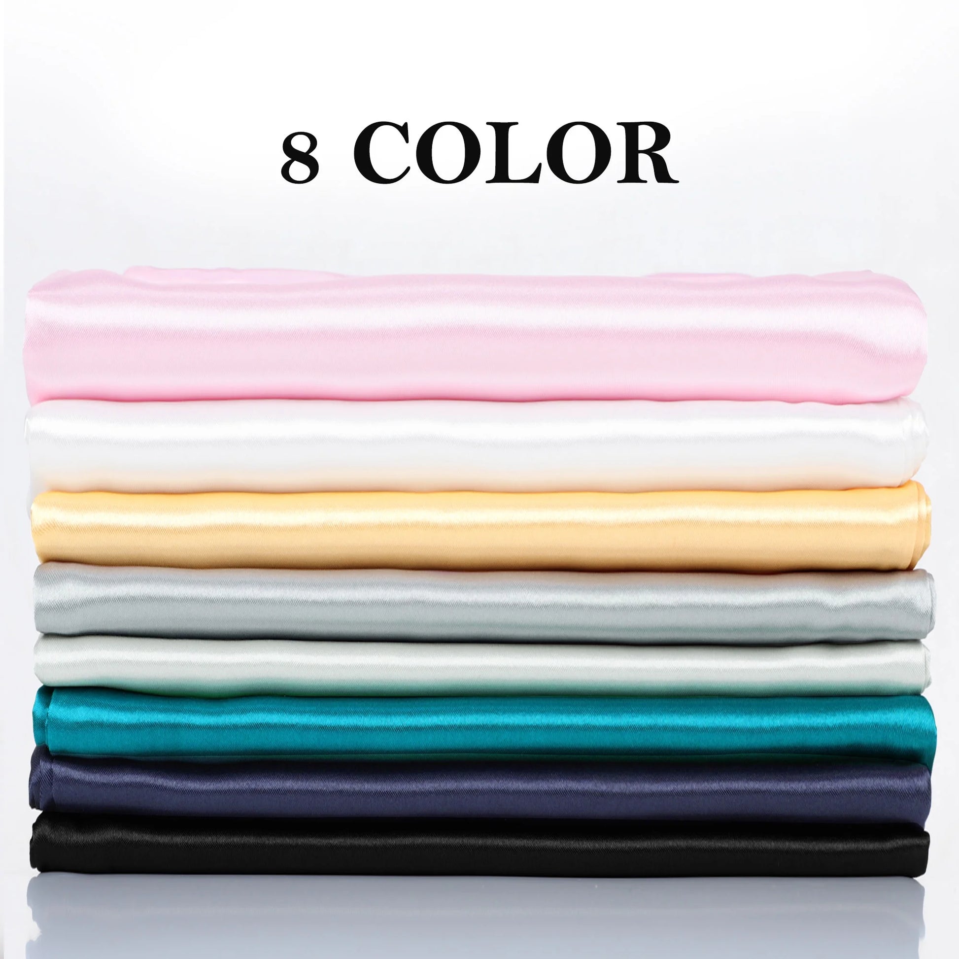 Set of 2 King (20"X36") Satin Pillowcase Durable&Soft Enveloped Gray