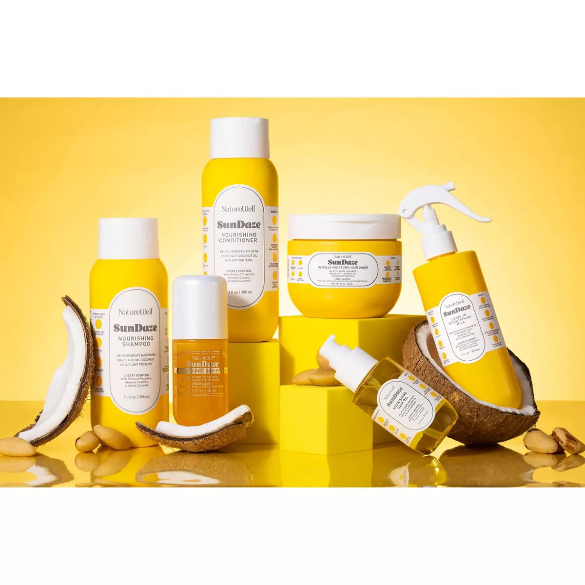 Naturewell Sundaze Hair Perfume: Shine Enhancing, All Hair Types, Spray, Hair Treatments